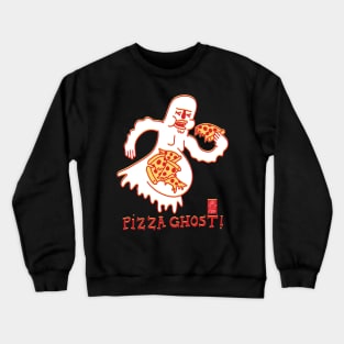 PIZZA GHOST! Crewneck Sweatshirt